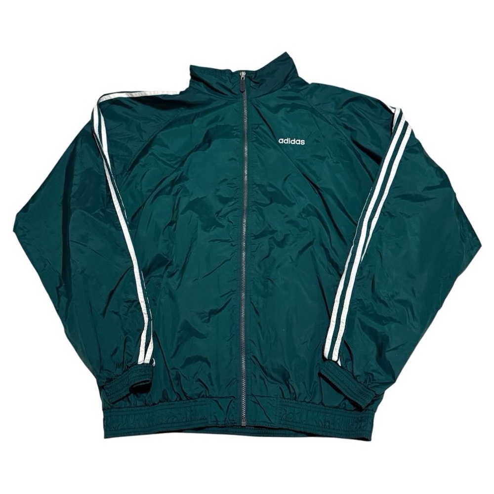 adidas Green Windbreaker Jacket